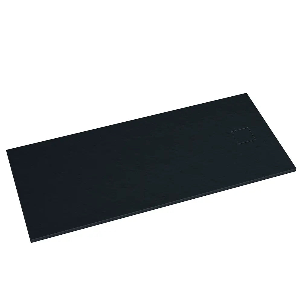 Piatto doccia 90x160 cm colore nero effetto pietra | Samos