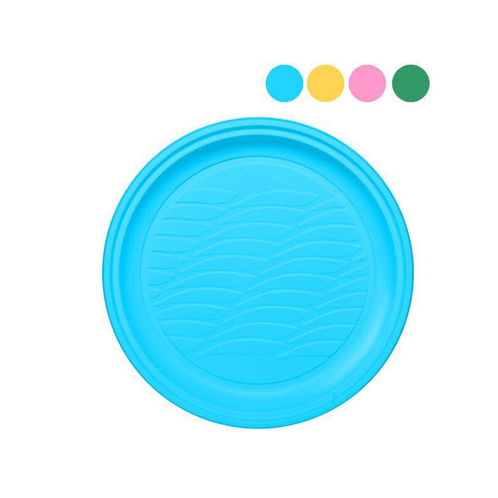 Piatto Piano Giallo Pz 20 Natural Bibo