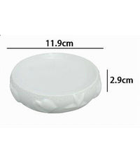 Piatto Piattino Porta Sapone Arredo Per Bagno Bianca Decorata Stile Marino 79283         