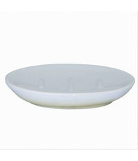 Piatto Piattino Porta Sapone Saponetta Bagno Ceramica Bianco Giallo Arredo 59904         