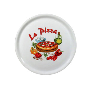 Piatto Porcellana Pizza X26 Cm 31 Napoli Saturnia