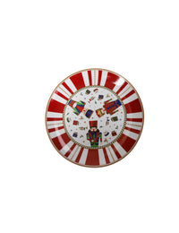 PIATTO PORTATA LO SCHIACCIANOCI PORCELLANA   (interno bianco)