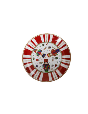 PIATTO PORTATA LO SCHIACCIANOCI PORCELLANA   (interno bianco)