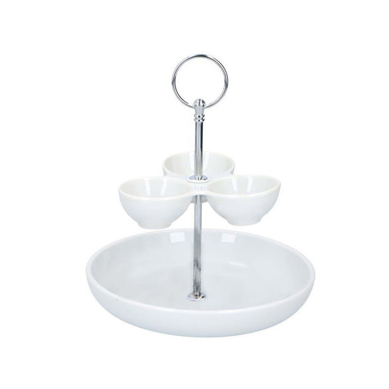 Piatto Scomparti Aperitivo Cm 17,5 H 22 Alpina