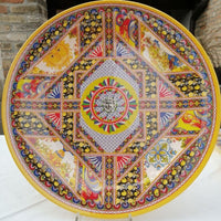 Piatto Tondo da Portata in Melamina da 46 cm Santa Rosalia