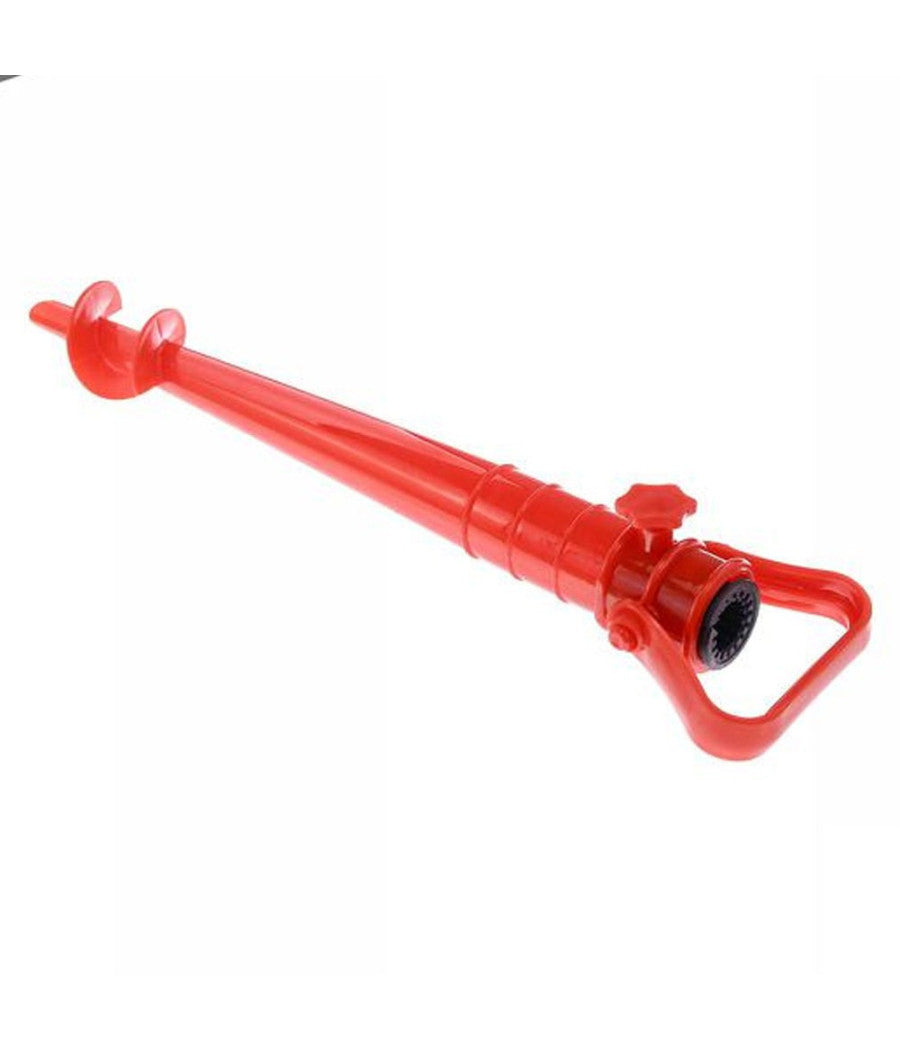 Picchetto Trivella Per Ombrellone Spiaggia Scava Sabbia Supporto Universale 42cm         