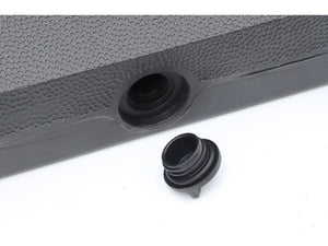 Supporto per ombrellone appesantito con rotelle - Nero