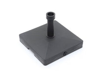 Supporto per ombrellone appesantito con rotelle - Nero