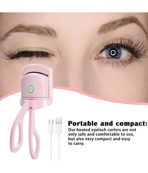 Piegaciglia Elettrico Riscaldato Portatile Ricaricabile Allunga Ciglia Volume         