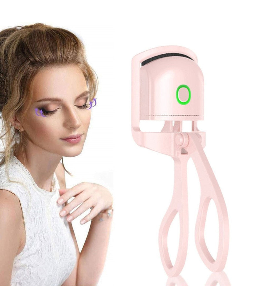 Piegaciglia Elettrico Riscaldato Portatile Ricaricabile Allunga Ciglia Volume         