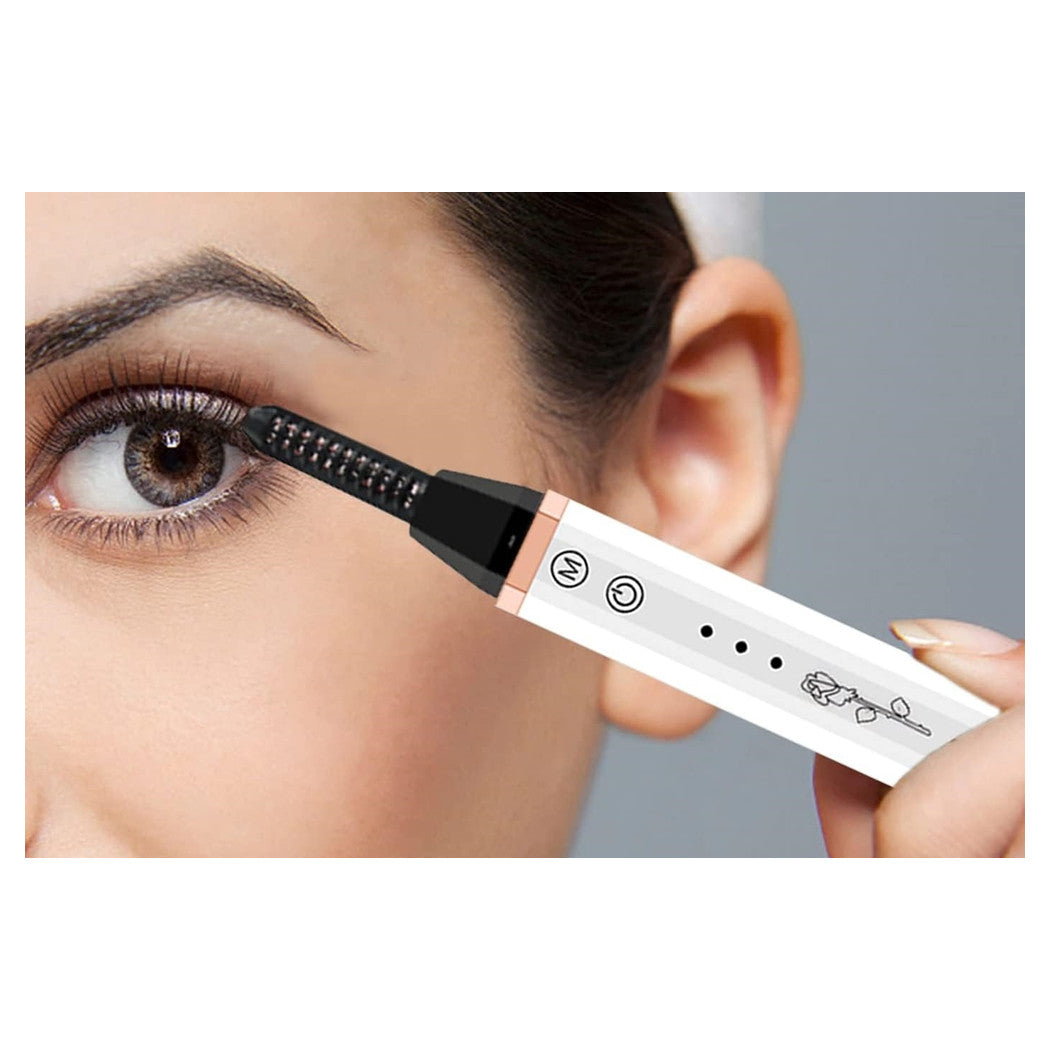 Trade Shop - Piegaciglia Elettrico Riscaldato Ricaricabile Usb Trucco Portatile Bellezza Make Up -        