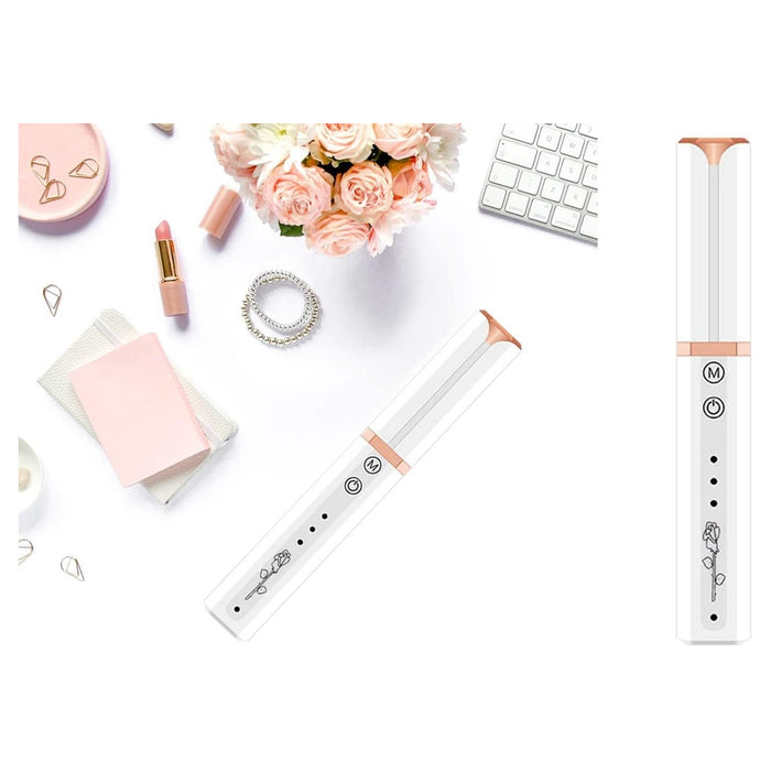 Trade Shop - Piegaciglia Elettrico Riscaldato Ricaricabile Usb Trucco Portatile Bellezza Make Up -        