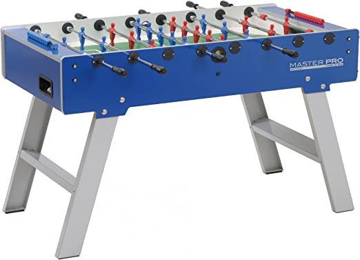 Garlando Calcio Balilla Master PRO Weatherproof con Aste Rientranti e Gambe Pieghevoli Multicolore