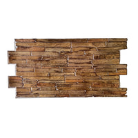 Pannelli 3D Rivestimento a parete in PVC effetto PIETRA BROWN 96x48cm Realistici, isolanti, idrorepellenti.