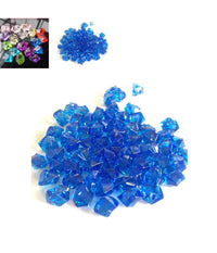 Pietre Decorative Resina Trasparenti Brillanti Colorate Acquario Giardino         