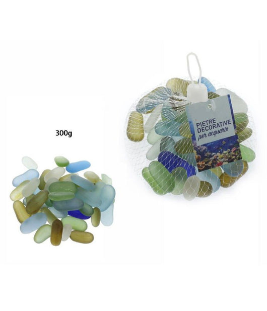 Pietre Sassi Decorativi Acquario Colorati 300gr Decorazione Piante Giardino 70279         
