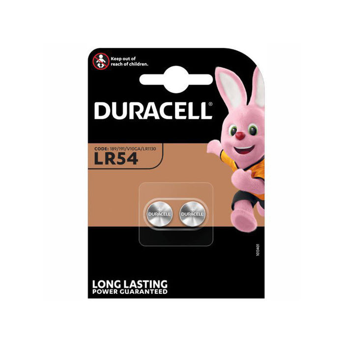 Pila Bottone Alkalina Pz 2 1,5Vlr54 Duracell