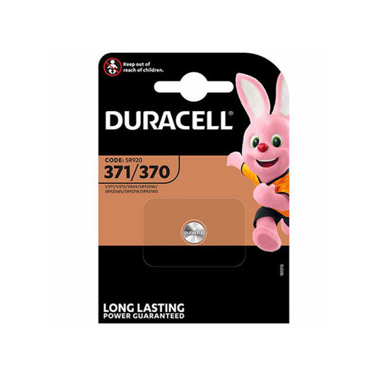 Pila Bottone Ossido Argento D371/D370 Duracell