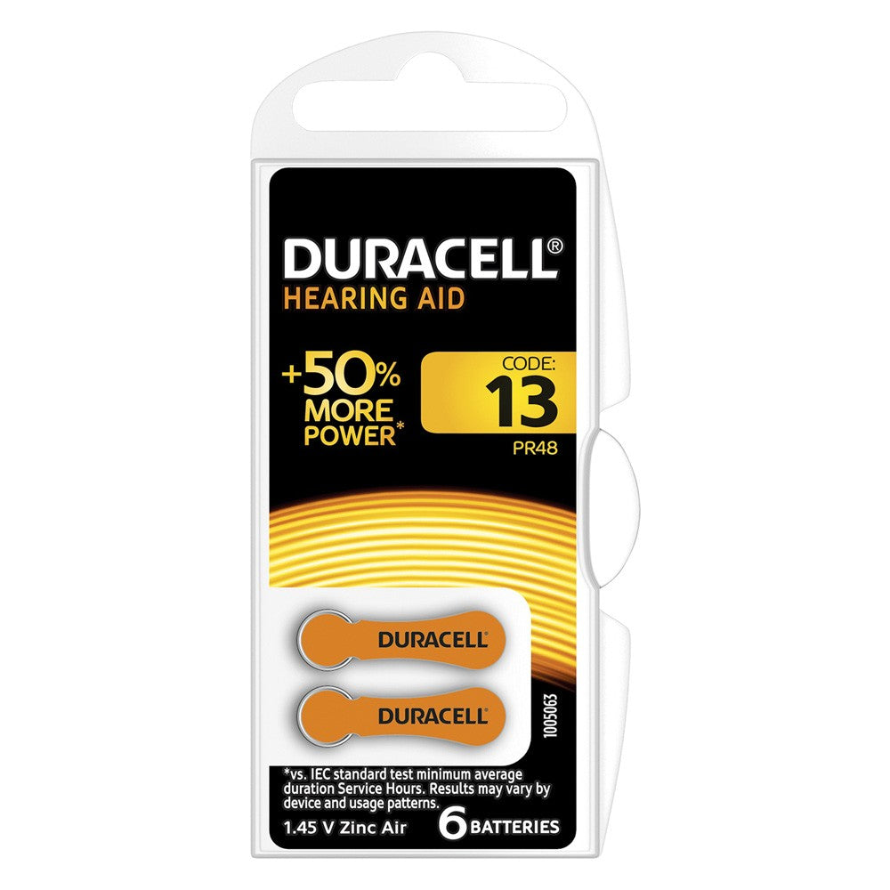 'PILA PER APPARECCHI ACUSTICI 'DA 13' Pz 6 - 1,4 V'