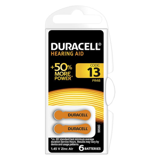 'PILA PER APPARECCHI ACUSTICI 'DA 13' Pz 6 - 1,4 V'