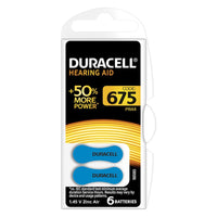 'PILA PER APPARECCHI ACUSTICI 'DA 675' Pz 6 - 1,4 V'