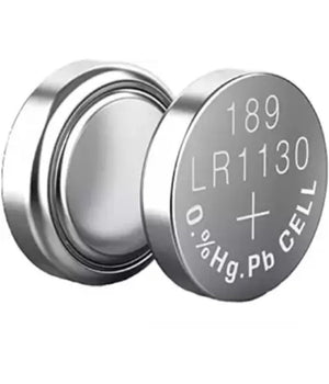 Pile Alkaline Lr1130/g10 1.5v Batterie Bottone 65mah Telecomandi Orologi Maxtech         