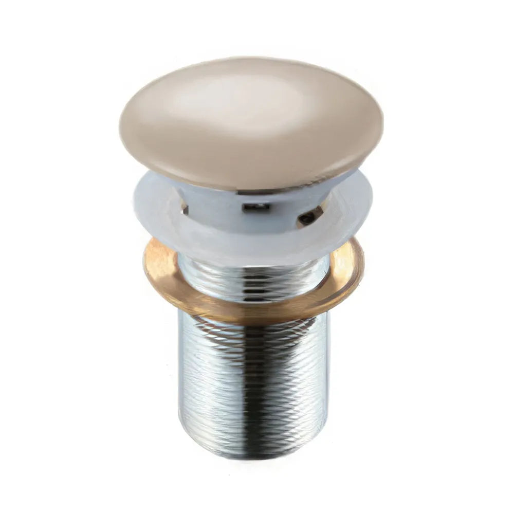 Piletta click clack con tappo sabbia in ceramica senza troppopieno