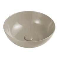 Piletta click clack con tappo sabbia in ceramica senza troppopieno