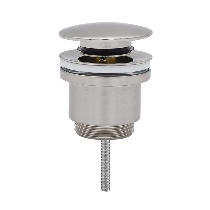 Piletta di scarico click clack spazzolata universale con e senza troppopieno