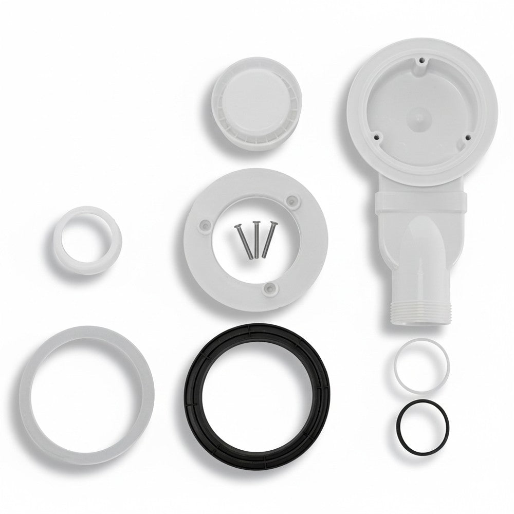 Piletta di scarico per piatti doccia slim con coperchio ispezionabile