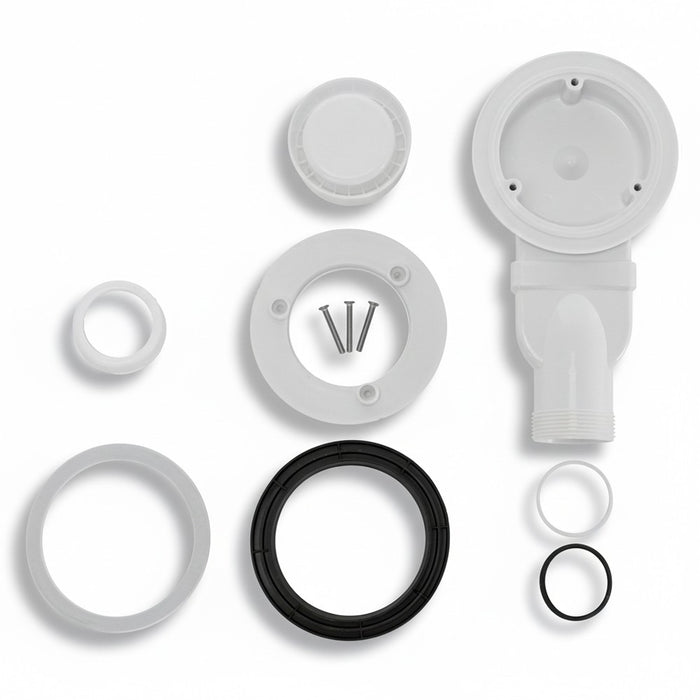 Piletta di scarico per piatti doccia slim con coperchio ispezionabile