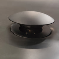 Piletta nera per lavabo clic clac universale senza troppo pieno