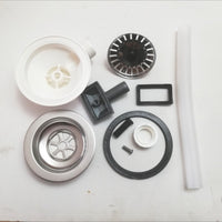 Piletta pilettone con troppo pieno da 90mm raccordo da 1+1/2