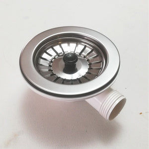 Piletta pilettone con troppo pieno da 90mm raccordo da 1+1/2