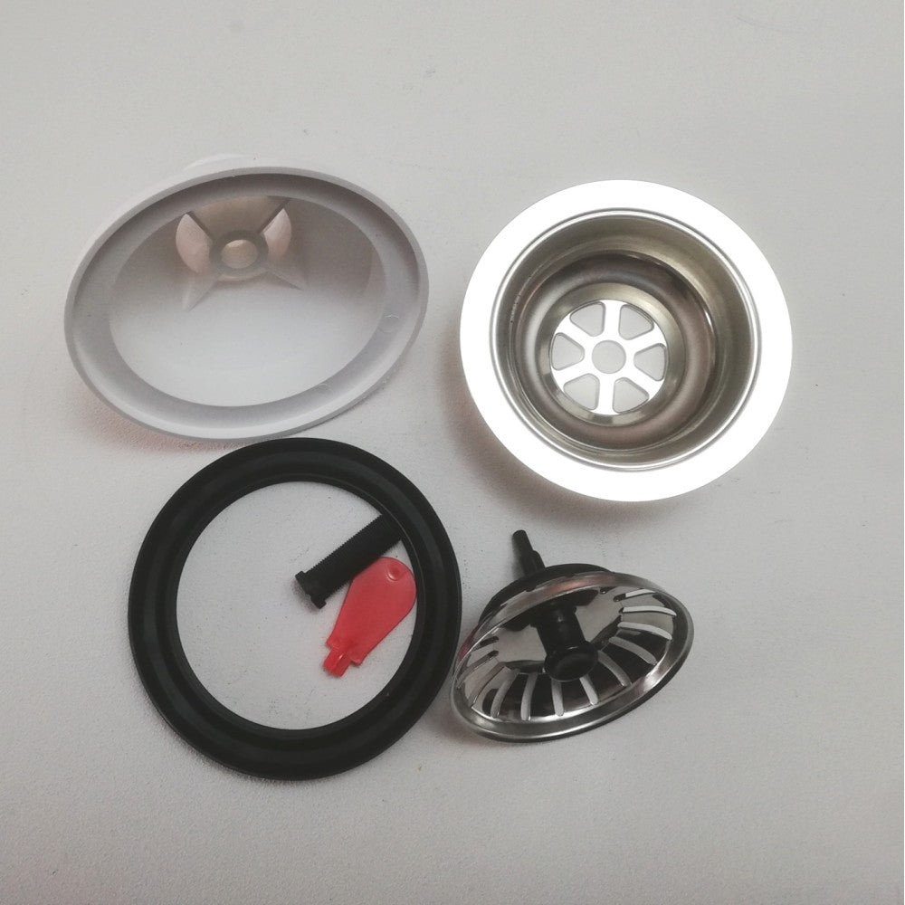 Piletta pilettone senza troppo pieno da 90mm raccordo da 1+1/2