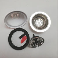 Piletta pilettone senza troppo pieno da 90mm raccordo da 1+1/2