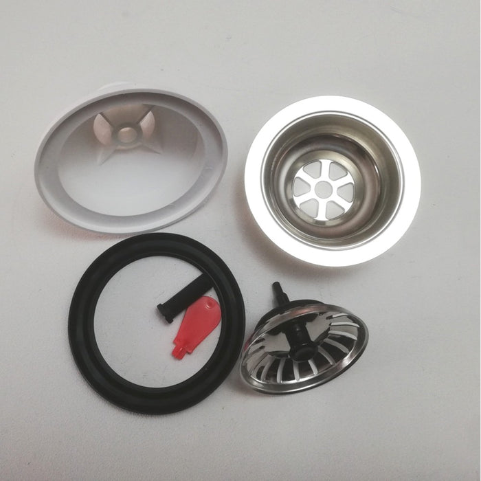 Piletta pilettone senza troppo pieno da 90mm raccordo da 1+1/2