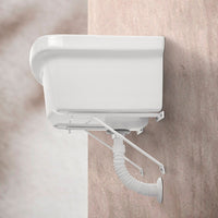 Pilozzo lavanderia sospeso 46x40 cm in ceramica bianco per interno ed esterno