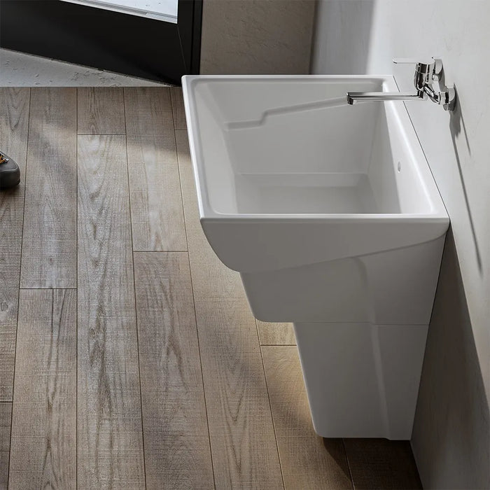 Pilozzo lavatoio 60x50 cm da appoggio in ceramica modello Messico