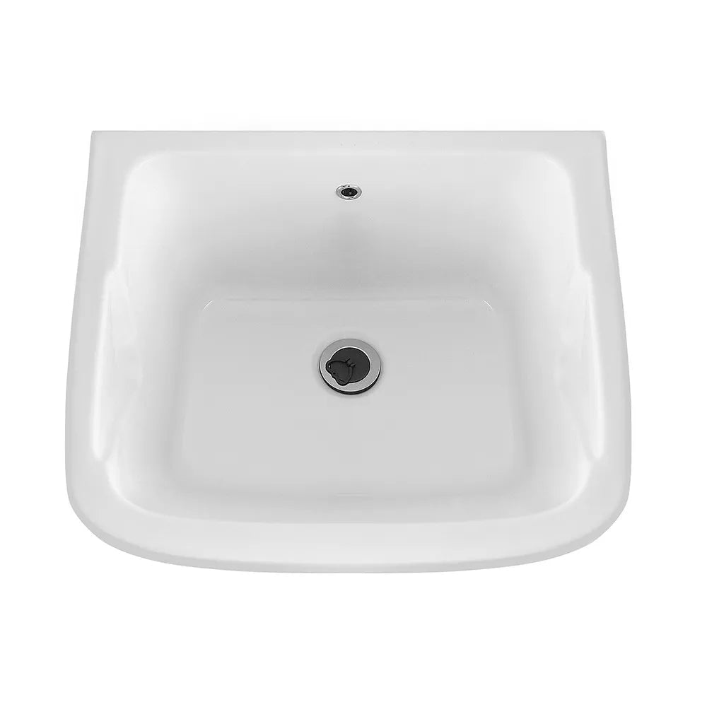 Pilozzo lavatoio 60x50 cm in ceramica da installare in appoggio