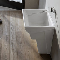 Pilozzo lavatoio 75x61 cm da appoggio in ceramica modello Messico