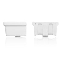 Pilozzo sospeso 46x38 in ceramica bianco lucido per interno o esterno