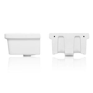 Pilozzo sospeso 46x38 in ceramica bianco lucido per interno o esterno