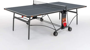 Garlando Tavolo Ping Pong Performance Outdoor con Ruote - Piano Grigio