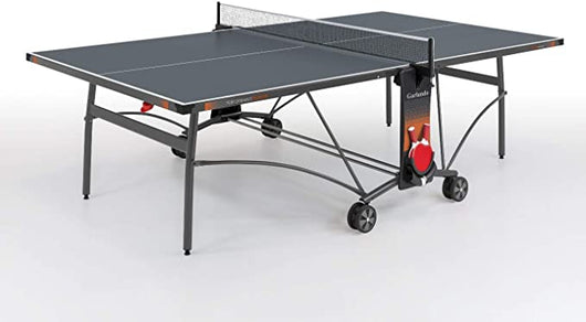 Garlando Tavolo Ping Pong Performance Outdoor con Ruote - Piano Grigio