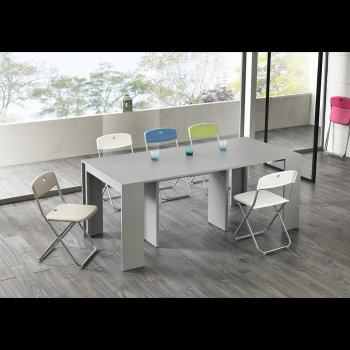 Pinocchio STONES Consolle Allungabile 42,5/302,5 x 76 H cm grigio