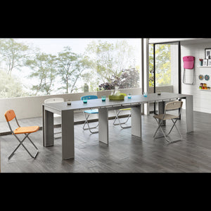 Pinocchio STONES Consolle Allungabile 42,5/302,5 x 76 H cm grigio