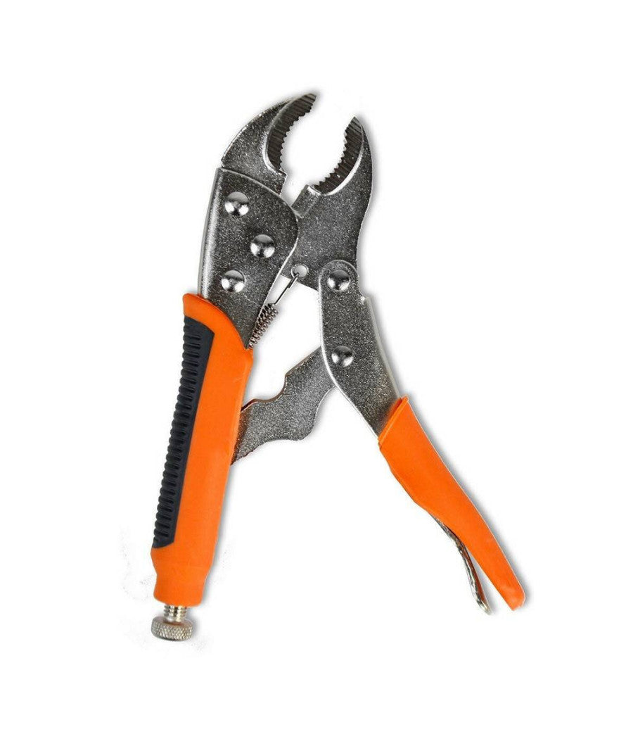 Pinza Autobloccante Grip Apertura Max 50mm Leva Sgancio Ganasce Dentellate 91120         