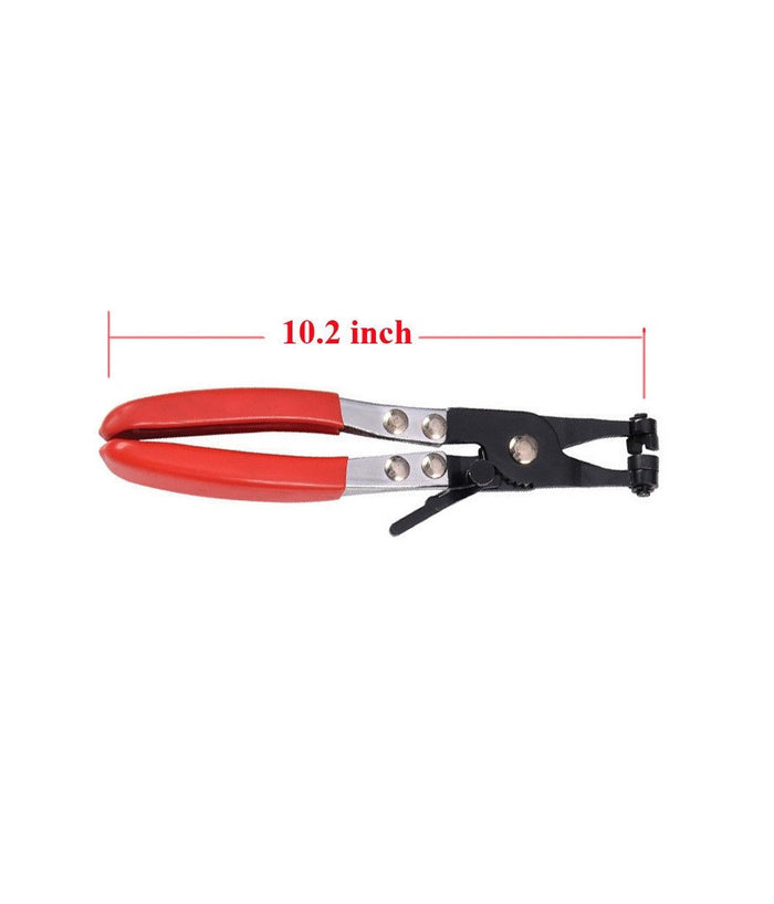 Pinza Fascette Morsetti Stringitubi Tubo Clic Banda Piatta Auto 45° 210mm         