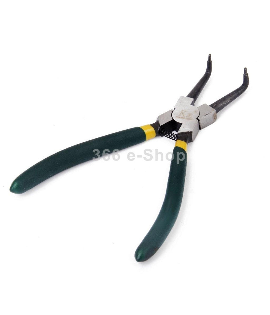 Pinza Fermi Apri Anelli Elastici Di Sicurezza Con Becchi Piegati A 90°         